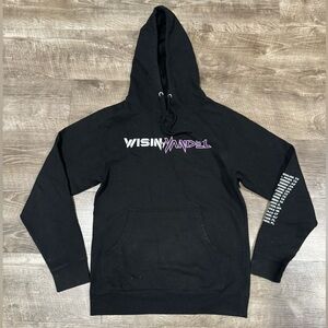 Como Antes 2019 Tour Wisin Y Yandel Hoodie Sweater Black Adult size medium